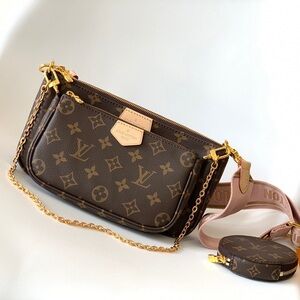 🥃🥃Louis Vuitton Light Pink Multi Pochette